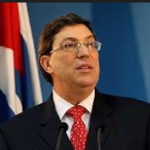 Ministro de Relaciones Exteriores de la República de Cuba  saluda el 45/19 de la Revolución Popular Sandinista