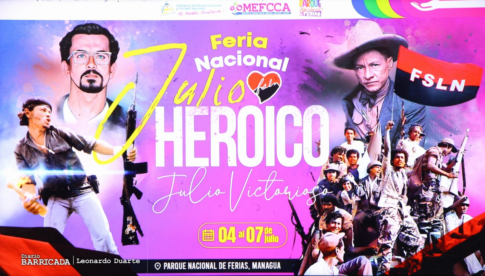 Anuncian Feria Nacional «Julio Heroico, Julio Victorioso» en el Parque Nacional de Ferias