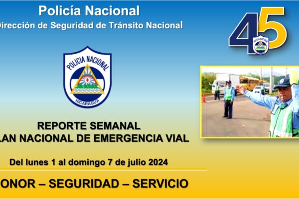 La Policía Nacional informa sobre resultados y avances en la reducción de accidentes de tránsito