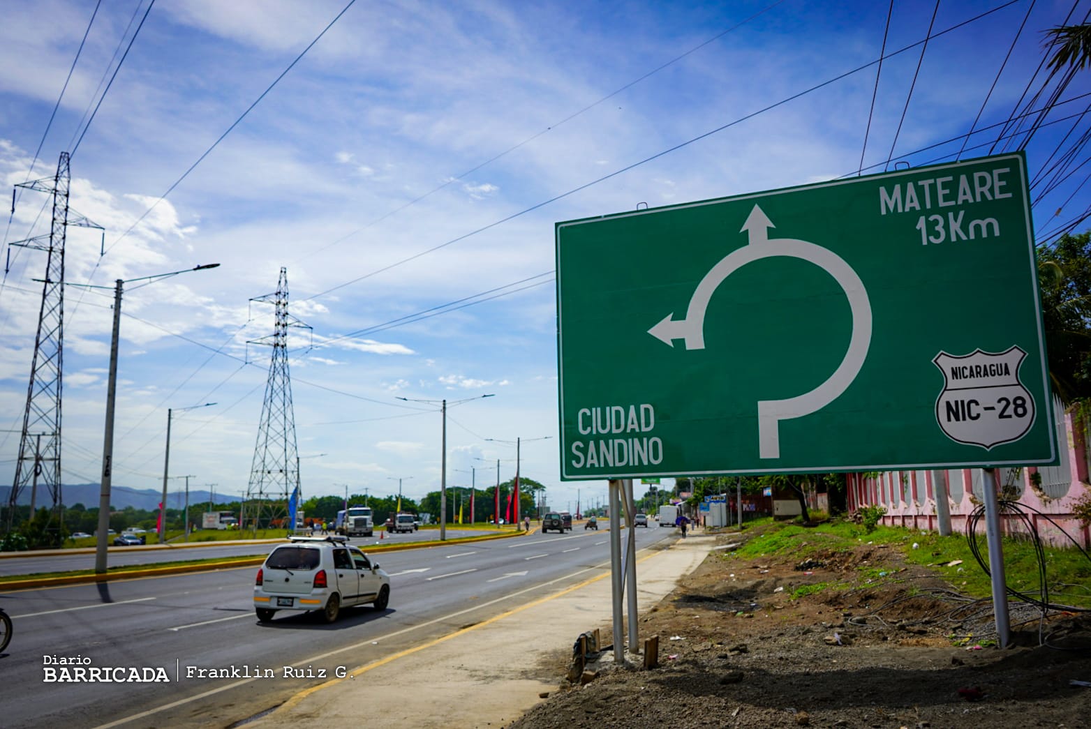 Inauguran rotonda y nuevo acceso a Ciudad Sandino