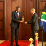 Embajador de Nicaragua, presenta carta credenciales en Sudáfrica