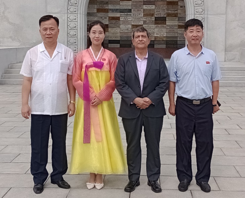 Delegación Nicaragüense  visita sitios históricos en la República de Corea