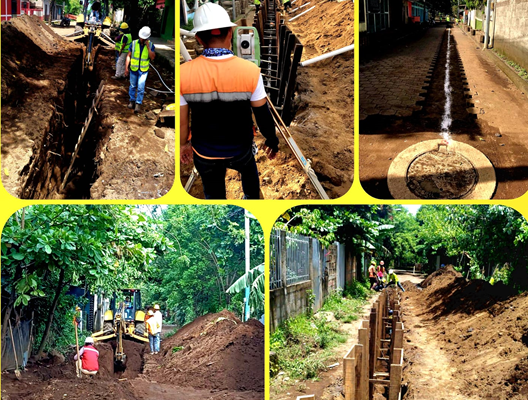 Avanza obras de saneamiento de aguas residuales en la ciudad del el Viejo
