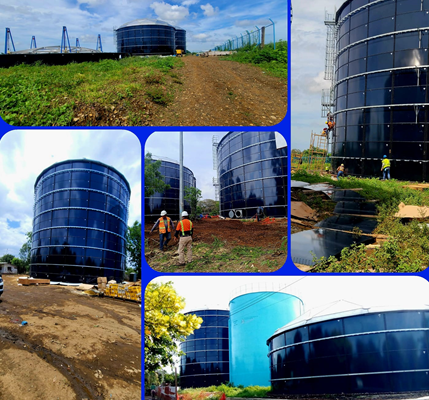 ENACAL construye tanques de agua en León