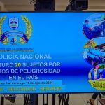 20 delincuentes detenidos por la Policía Nacional en la última semana