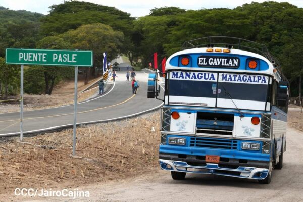 El Pasle, nuevo puente que fortalece la infraestructura vial en Ciudad Darío