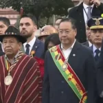 Presidente de Bolivia encabeza conmemoración de los actos por la Independencia