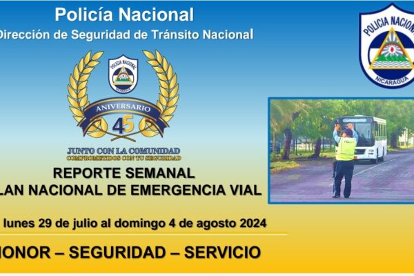 Policía Nacional Destaca Esfuerzos y Resultados del Plan Nacional de Emergencia Vial