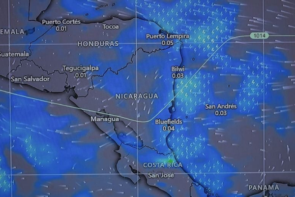 Dos ondas tropicales generarán noches lluviosas en Nicaragua