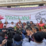 Indígenas ecuatorianos exigen al Gobierno de Daniel Noboa fin de la explotación de petróleo en el Parque Nacional Yasuní