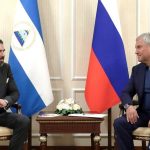 Presidente de duma de Rusia, Vyacheslav volodin, recibe A Laureano Ortega Murillo Representante del presidente de Nicaragua