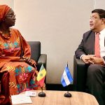 Compañero Valdrack Jaentschke, se reúne  en la en la Asamblea General de las Naciones Unidas, con Ministros de diversos países