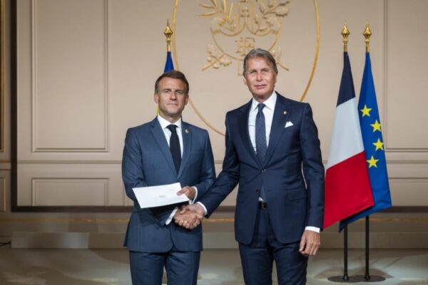 Presentación de Cartas Credenciales del Embajador de Nicaragua ante el Presidente de Francia, Emmanuel Macron