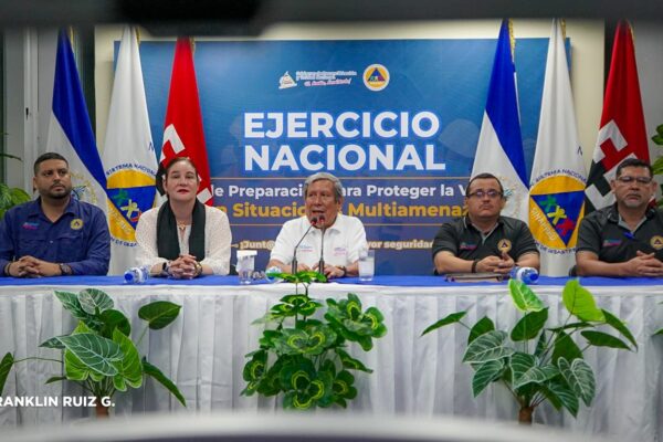 Nicaragua preparada para el Tercer Ejercicio Nacional Multiamenazas