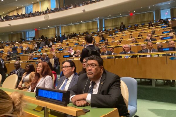 Compañero Valdrack, se reúne en la ONU con Ministros de Bolivia, Argelia y Burkina Faso