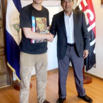 Pablo Sepúlveda Allende visita la Embajada de Nicaragua en Chile