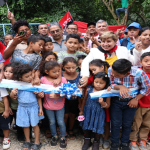 Gobierno de Nicaragua entrega obras de agua potable a familias de la comunidad La Concepción