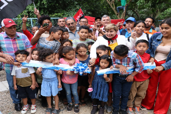Gobierno de Nicaragua entrega obras de agua potable a familias de la comunidad La Concepción