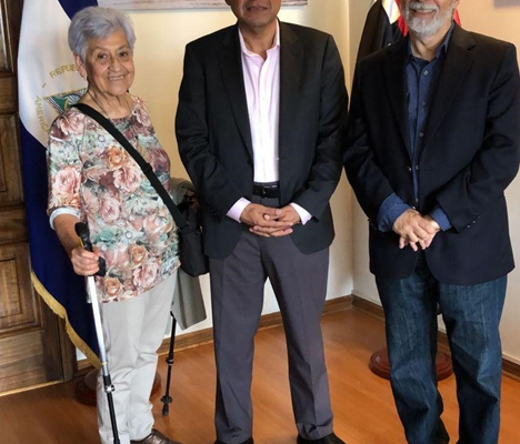 Visita del Centro de Formación, Memoria y Futuro a la Embajada de Nicaragua en Chile