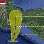 Emiten alerta por ciclón tropical en el Pacífico mexicano