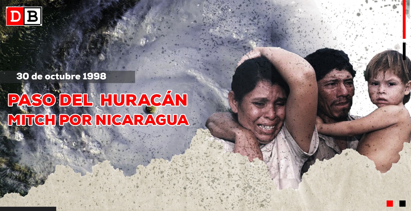 Huracán Mitch: una dolorosa tragedia, de la que salimos fortalecidos.