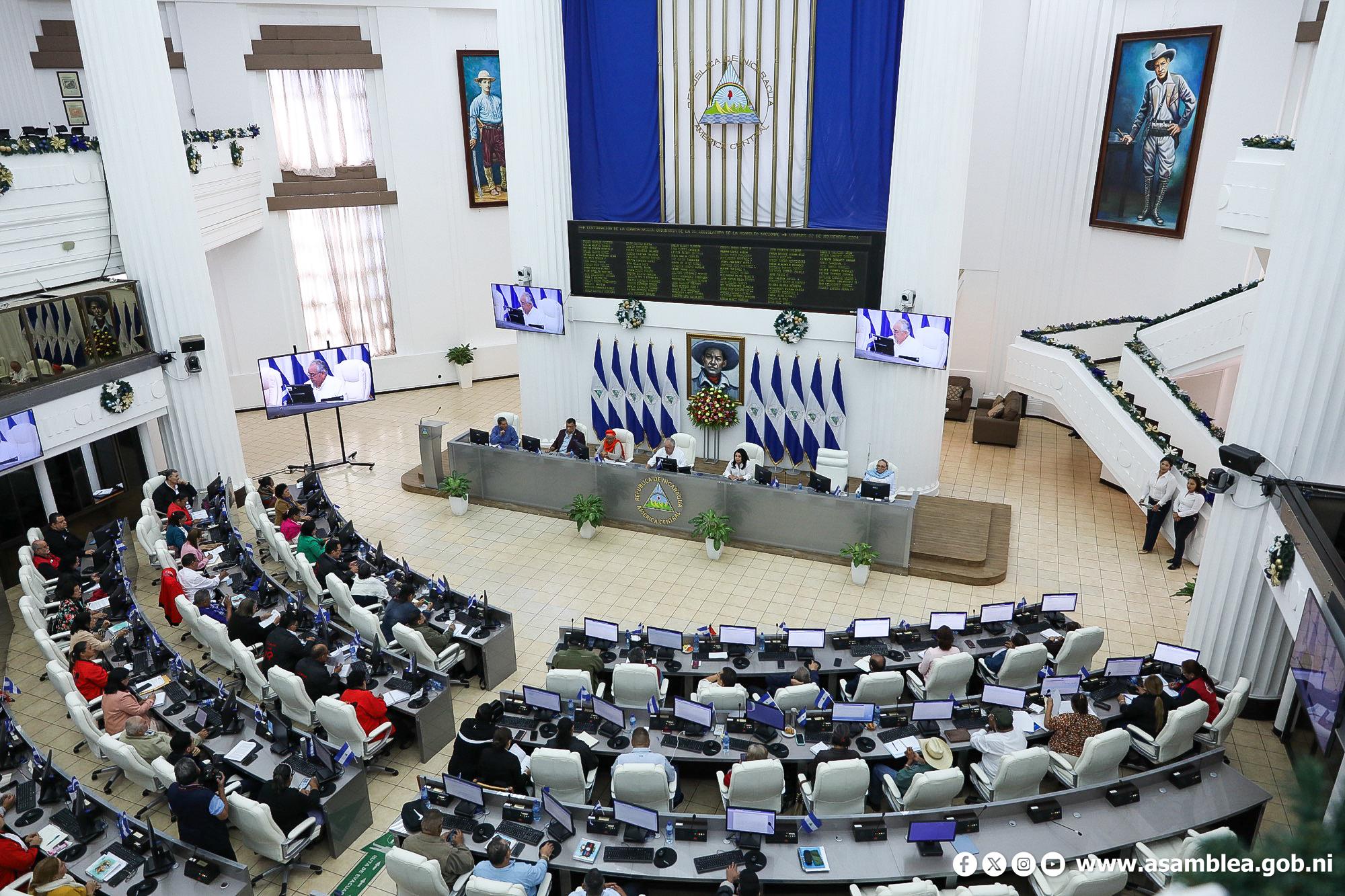 Asamblea Nacional aprueba Reforma Parcial a la Constitución Política de Nicaragua en primera legislatura