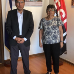 Visita de la Coordinadora Brigada Gabriela Mistral a la Embajada de Nicaragua en Chile