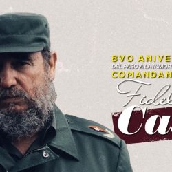 8vo Aniversario del paso a la inmortalidad del Comandante Fidel Castro