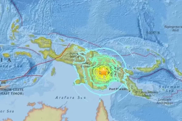 Un sismo de magnitud 6,7 golpea la costa de Papúa Nueva Guinea