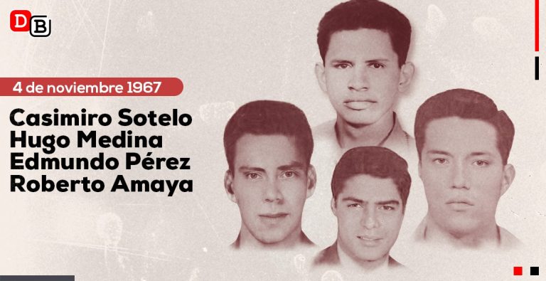 Casimiro Sotelo, Edmundo Pérez, Roberto Amaya y Hugo Medina, a 57 años de su paso a la inmortalidad decimos ¡PRESENTE!