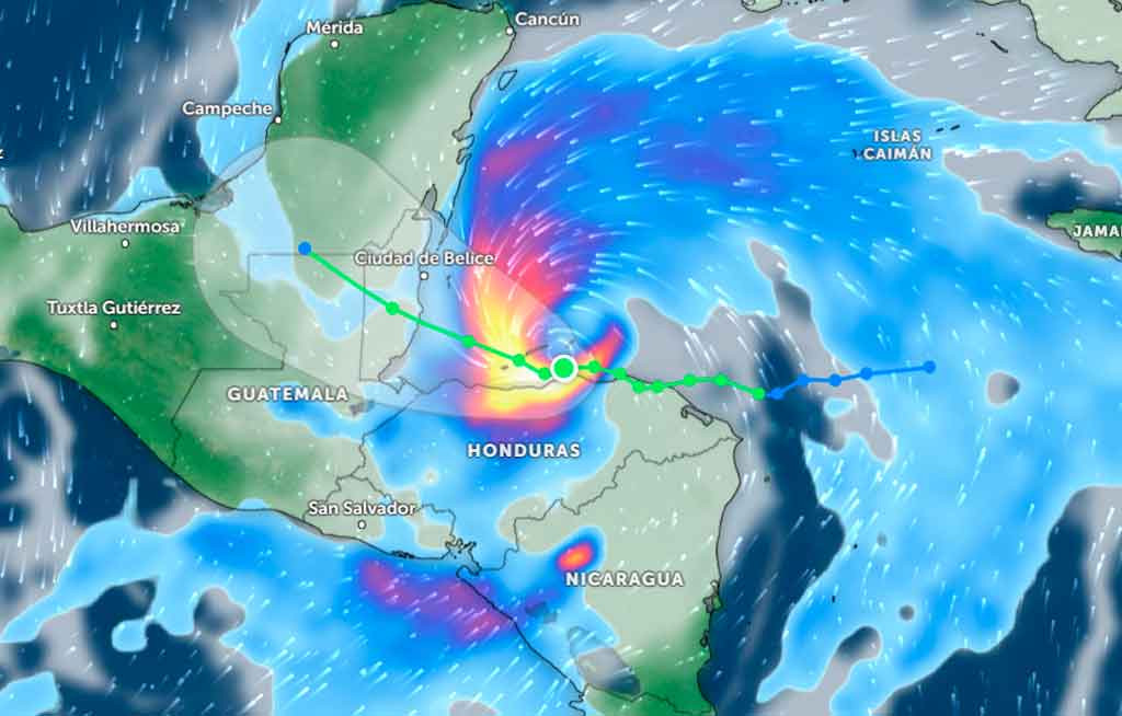 El Salvador con afectaciones de tormenta Sara