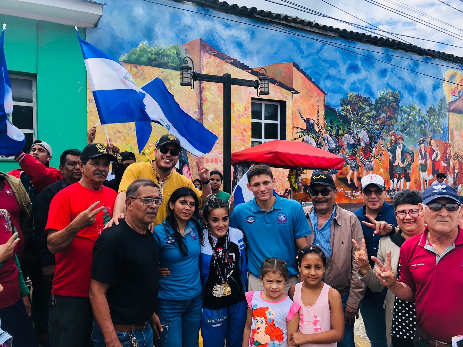 Recibimos a la campeona mundial Ana Cruz, orgullo de Carazo, orgullo nacional