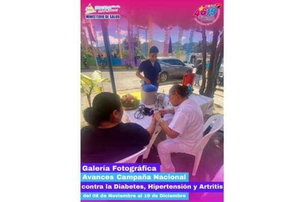 Avances de la Campaña Nacional para la Prevención, Detección y Cuidados de las Personas con Diabetes, Hipertensión y Artritis