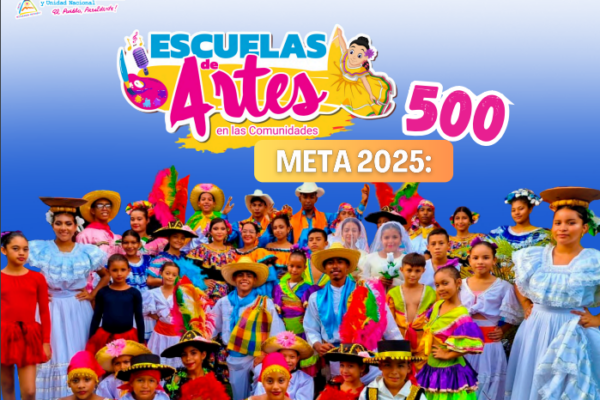 Buen gobierno instala Escuelas de Artes en 601 Comunidades