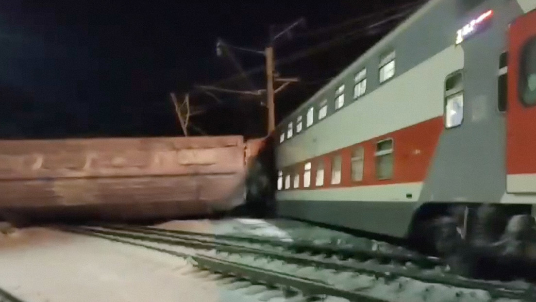 Colisión de trenes en Múrmansk Rusia deja al menos 8 heridos