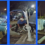 ENACAL concluye trabajos de mantenimiento en equipos de bombeo del Lago Cocibolca