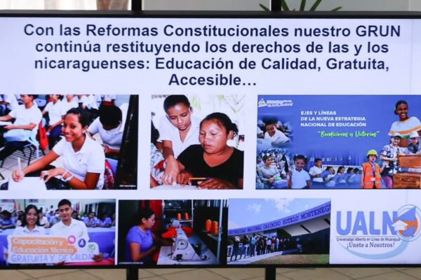 Reforma Constitucional garantiza la educación gratuita y promueve la cultura nacional en Nicaragua