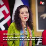 Declaraciones de la Vicepresidenta Rosario Murillo – 08 de enero 2025