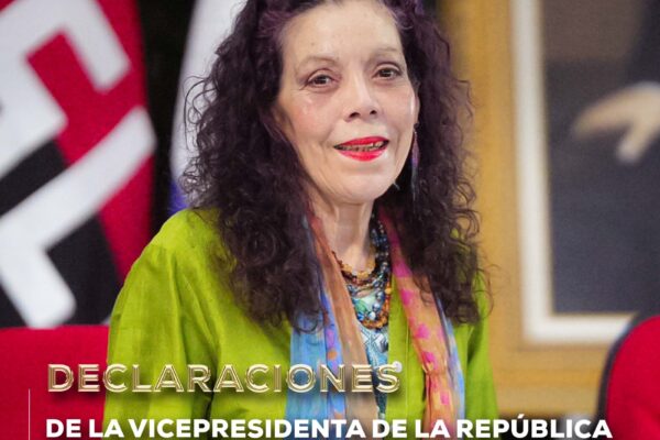 Declaraciones de la Vicepresidenta Rosario Murillo – 08 de enero 2025