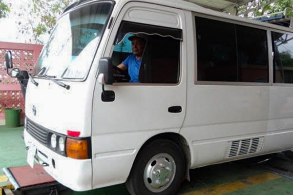 Policía Nacional preparada para inspección técnica de transporte escolar