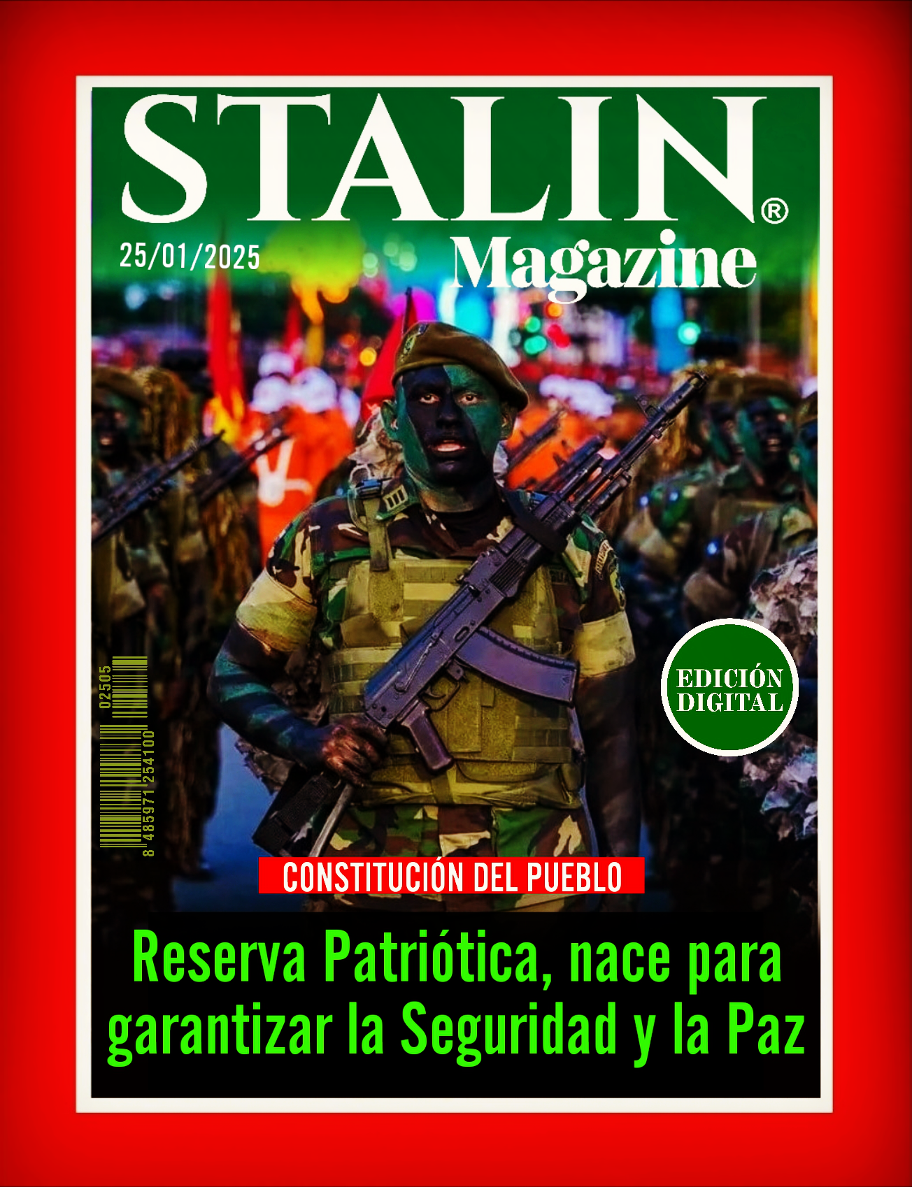 Reserva Patriótica, nace para garantizar la Seguridad y la Paz