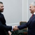 Compañero Laureano Ortega se reúne con el camarada Viacheslav Volodin, presidente de la Duma