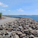 Circunvalación de Corinto alcanza 75% de avance y protege 5 km de costa