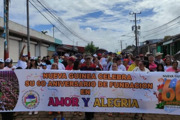Gobierno de Reconciliación y Unidad Nacional Celebra los 60 Años de Fundación de Nueva Guinea con la Participación Activa de las Familias