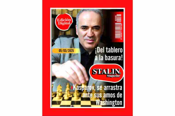 ¡Del tablero a la basura! Kasparov se arrastra ante sus amos de Washington