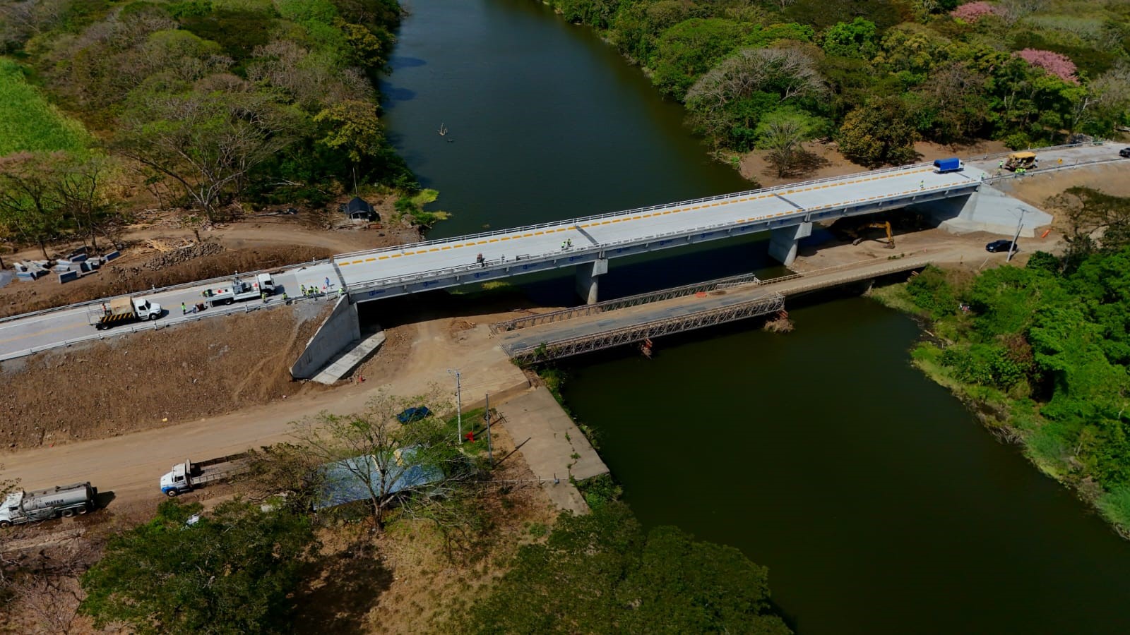 Finaliza construcción del Puente Sapoá, el más grande de Rivas
