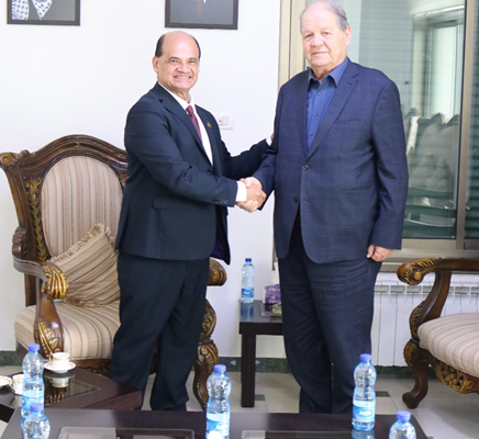 Delegación Nicaragüense se reúne con el Presidente del Parlamento de Palestina