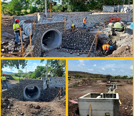 Avanza proyecto de saneamiento en Las Calabazas, Darío