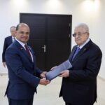 Embajador Gadiel Arce presenta Cartas Credenciales ante el Presidente del Estado de Palestina