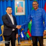 Canciller de Burkina Faso recibe al embajador de Nicaragua Compañero Luis Andino Paiz